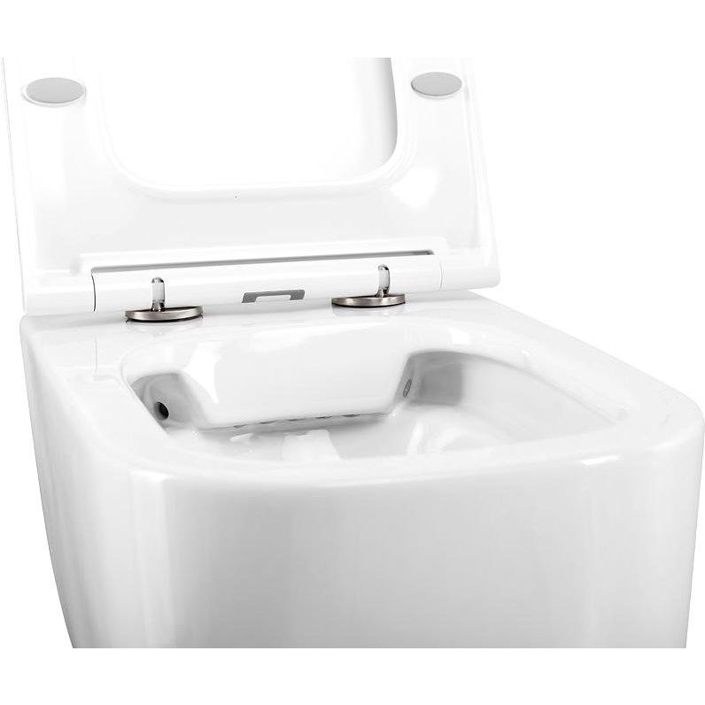 Купить Унитаз подвесной Art&Max Monza AM232CHR/SC с микролифтом, белый в Москве с доставкой Унитаз подвесной Art&Max Monza AM232CHR/SC с микролифтом, белый