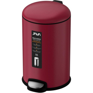 Мусорное ведро Java S-885-12R 12 л, малиновое