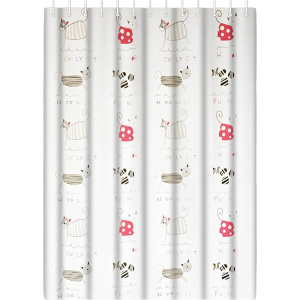 Штора для ванной Haiba HB75062 кошки