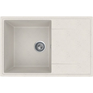 Мойка кухонная Practik PR-M 735-001 белый камень