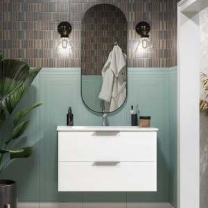 Мебель для ванной Kerama Marazzi Piano 85, подвесная, белая глянцевая