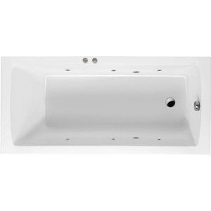 Акриловая ванна Excellent Aquaria WAEX.AQU17.SOFT 170x75 см, с гидромассажем, с каркасом, со сливом-переливом Акриловая ванна Excellent Aquaria WAEX.AQU17.SOFT 170x75 см, с гидромассажем, с каркасом, со сливом-переливом