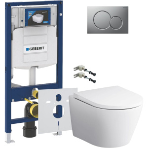 Комплект Унитаз подвесной AM.PM Sense C741701SC безободковый, с микролифтом + Крепления Geberit Duofix 111.815.00.1 к стене + Шумоизоляция + Инсталляция UP 320 111.300.00.5 + Кнопка Sigma 01 115.770.JQ.5 лакированная, матовый хром Комплект Унитаз подвесной AM.PM Sense C741701SC безободковый, с микролифтом + Крепления Geberit Duofix 111.815.00.1 к стене + Шумоизоляция + Инсталляция UP 320 111.300.00.5 + Кнопка Sigma 01 115.770.JQ.5 лакированная, матовый хром