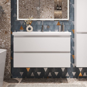 Тумба с раковиной SanStar Riana 100 подвесная