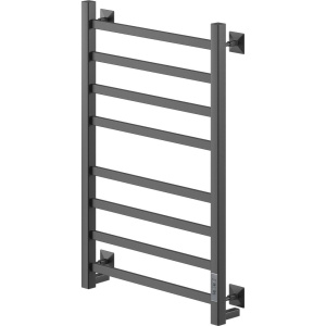 Полотенцесушитель электрический Ника Step 1 80/50, матовый черный RAL9005