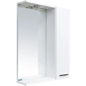 Зеркальный шкаф Sanita Luxe Лагуна 60 ZLGN65 белый Зеркальный шкаф Sanita Luxe Лагуна 60 ZLGN65 белый