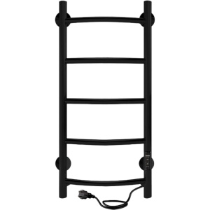 Полотенцесушитель электрический Indigo Arc Lux LCALE70-30BRRt черный муар