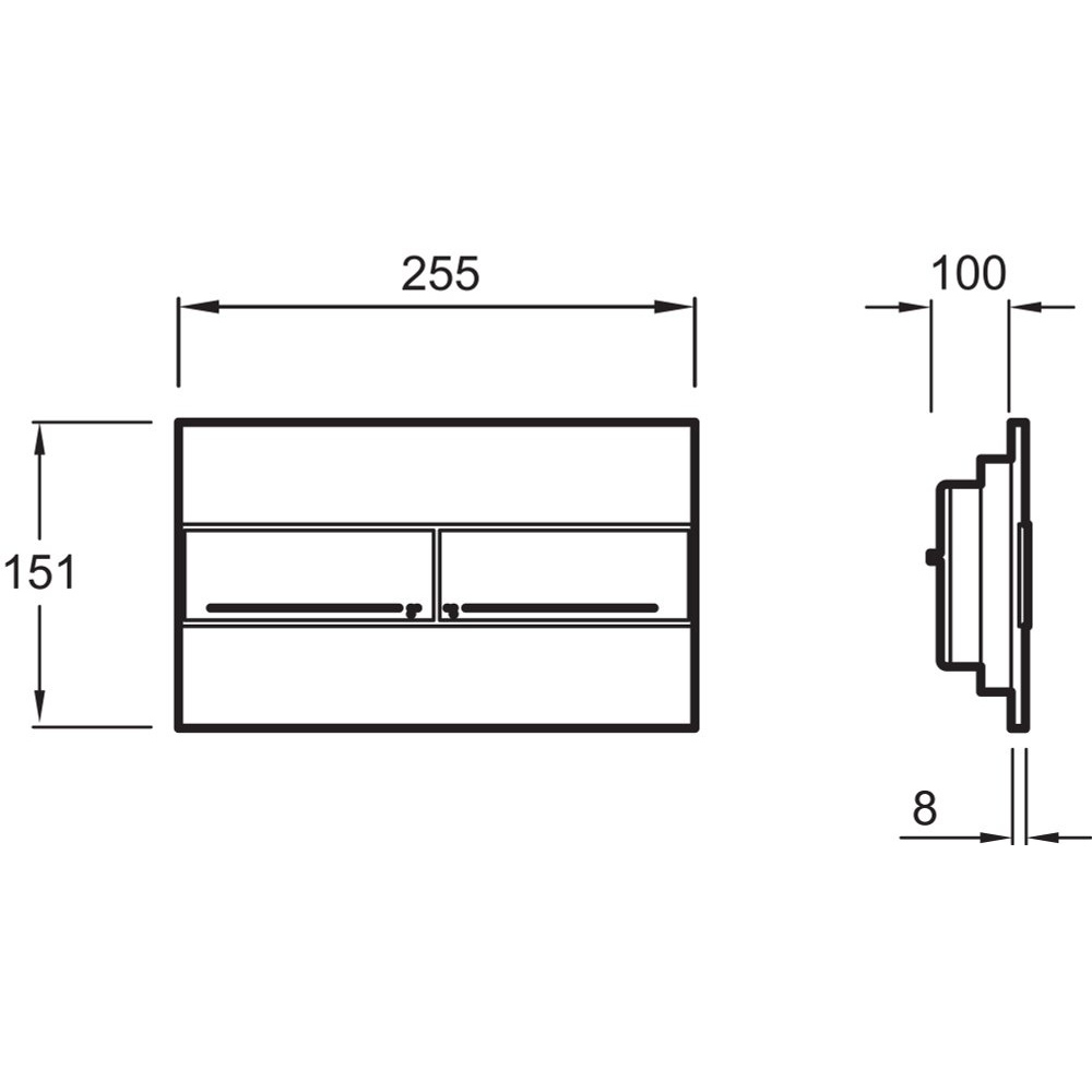 Купить Кнопка смыва Jacob Delafon E4316-CP хром в Москве с доставкой Кнопка смыва Jacob Delafon E4316-CP хром