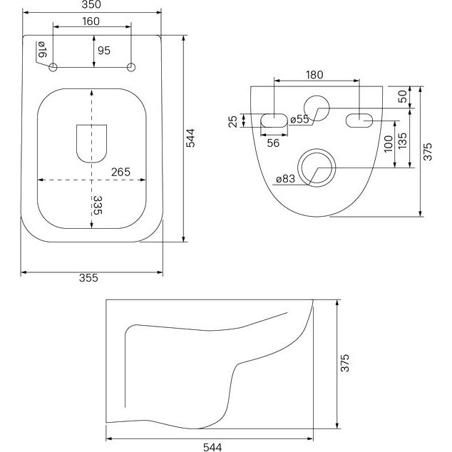 Купить Унитаз подвесной IDDIS Vibe VIBRDSEI25 в Москве с доставкой Унитаз подвесной IDDIS Vibe VIBRDSEI25