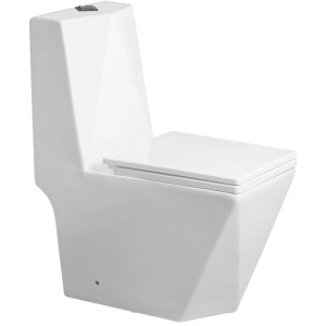 Унитаз-моноблок SantiLine SL-5013 с микролифтом Унитаз-моноблок SantiLine SL-5013 с микролифтом