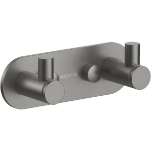 Крючок для ванной Aquatek Европа AQ4102BGM оружейная сталь Крючок для ванной Aquatek Европа AQ4102BGM оружейная сталь