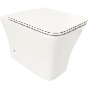 Унитаз приставной Ceruttispa Marmolada F 8906 безободковый, с микролифтом Унитаз приставной Ceruttispa Marmolada F 8906 безободковый, с микролифтом