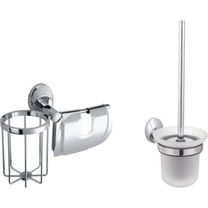 Набор Fixsen Europa Держатель туалетной бумаги FX-21809+10 + Ершик FX-21813