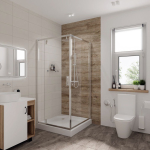 Душевой уголок Niagara Nova NG-6602 100x100, квадратный