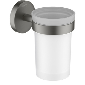 Стакан для ванной Aquatek Европа AQ4104BGM оружейная сталь