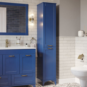Шкаф-пенал Sanflor Ванесса 2 R, напольный, индиго