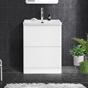 Тумба с раковиной BelBagno Albano 60 напольная, bianco lucido