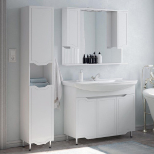 Мебель для ванной Corozo Мирра 105 белая Мебель для ванной Corozo Мирра 105 белая