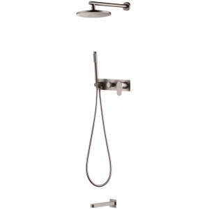 Душевой комплект Boheme Spectre 454-2-NB nickel brush