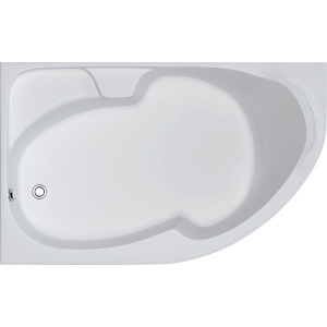 Акриловая ванна 1MarKa Diana L 150x90 см, угловая, с каркасом, асимметричная