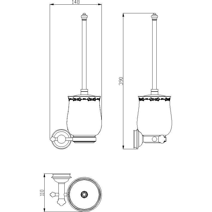 Купить Ершик Sapho Astor 1325-08 в Москве с доставкой Ершик Sapho Astor 1325-08