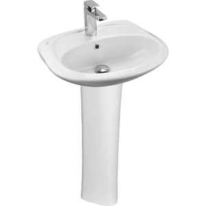 Раковина Santek Бриз 1WH110460 55 с пьедесталом Раковина Santek Бриз 1WH110460 55 с пьедесталом