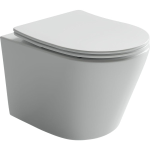 Унитаз подвесной Ceramicanova Balearica Rimless CN6000 белый