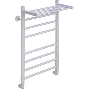 Полотенцесушитель водяной Comfysan Luce W-8 80х40 белый матовый, с полкой Полотенцесушитель водяной Comfysan Luce W-8 80х40 белый матовый, с полкой