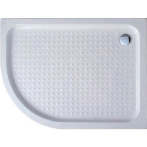 Поддон для душа Cezares Tray TRAY-A-RH-100/80-550-15-W-R R100х80 R, с сифоном
