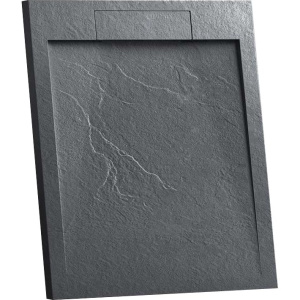 Поддон для душа Vincea VST-4SRL9090G 90x90 антрацит, с сифоном