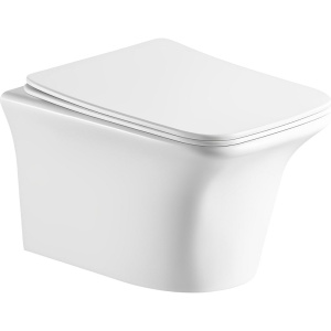 Унитаз подвесной Ceruttispa Nivolet Aria 7779 безободковый, с микролифтом Унитаз подвесной Ceruttispa Nivolet Aria 7779 безободковый, с микролифтом