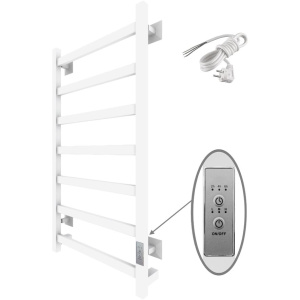 Полотенцесушитель электрический Тругор Пэк сп 20 80x40 с выключателем, белый