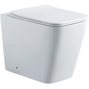 Унитаз приставной с сиденьем микролифт Aquatek Либра New AQ1908N-00 безободковый