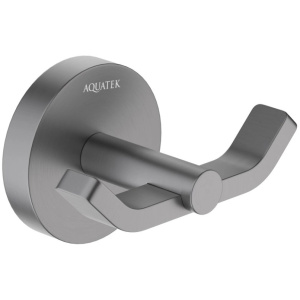 Крючок для ванной Aquatek Бетта AQ4602BGM оружейная сталь Крючок для ванной Aquatek Бетта AQ4602BGM оружейная сталь