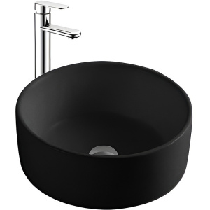 Раковина накладная Aquatek 40 AQ5118-MB черный