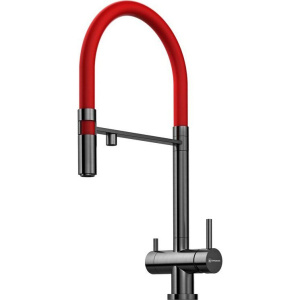 Смеситель для кухни Omoikiri Kanto PVD-GM с гибким изливом