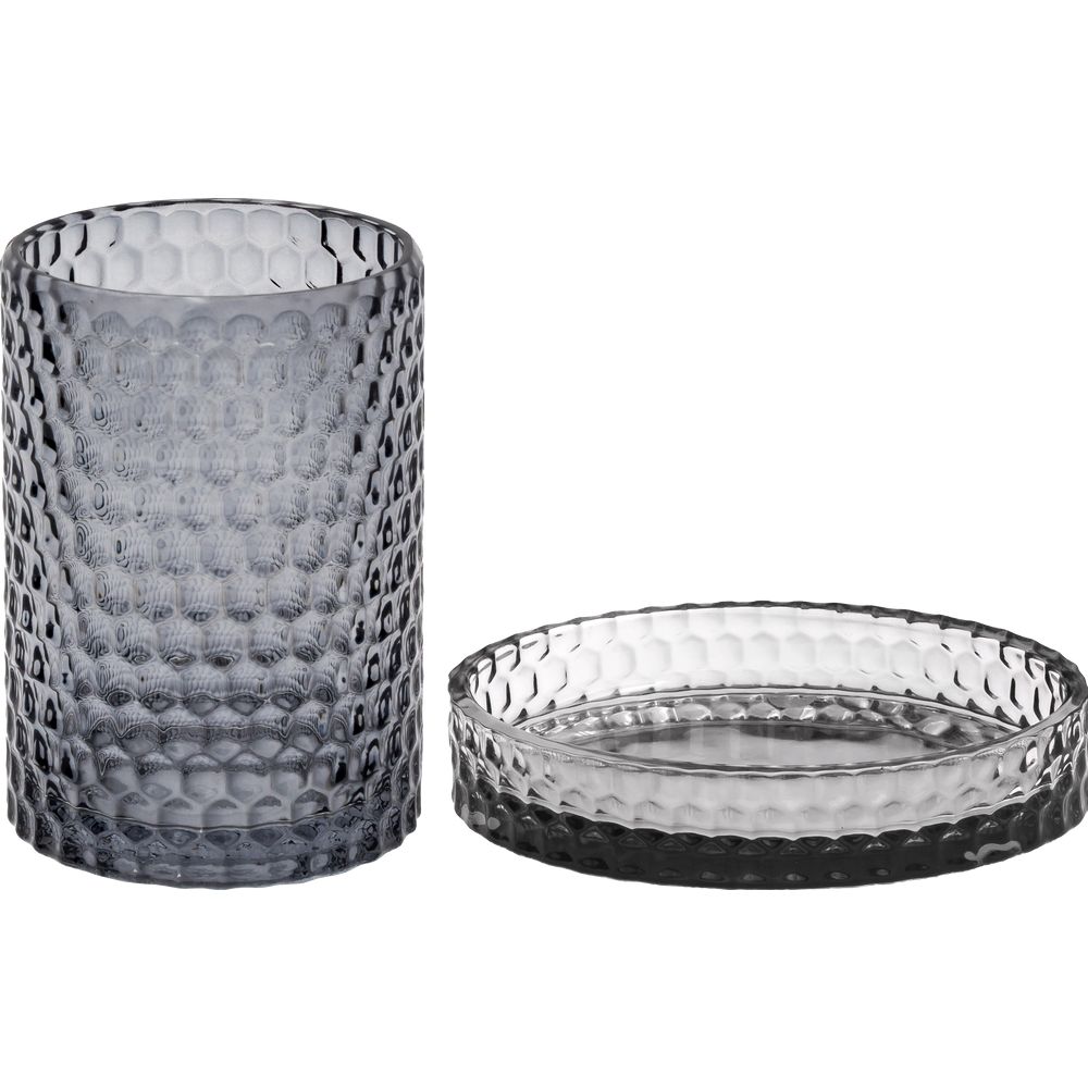 Набор Ridder Sherine Стакан Ridder Sherine 2166107 серый + Мыльница Ridder Sherine 2166307 серая Набор Ridder Sherine Стакан Ridder Sherine 2166107 серый + Мыльница Ridder Sherine 2166307 серая