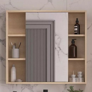 Зеркало-шкаф SanStar Тоскана 80 дуб сонома светлый