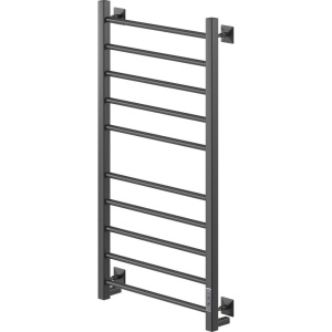 Полотенцесушитель электрический Ника Step 3 100/50, матовый черный RAL9005