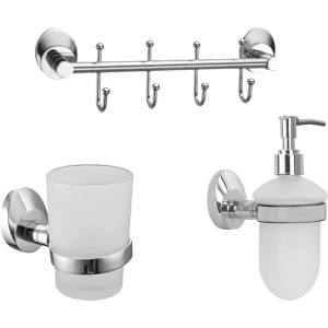 Набор Fixsen Europa Дозатор FX-21812 + Стакан FX-21806 + Крючок FX-21805-4 Набор Fixsen Europa Дозатор FX-21812 + Стакан FX-21806 + Крючок FX-21805-4