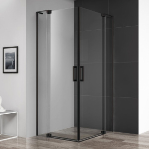 Душевой уголок Cezares Slider AH 2 90/100-100/110 C Nero профиль черный, стекло прозрачное Душевой уголок Cezares Slider AH 2 90/100-100/110 C Nero профиль черный, стекло прозрачное