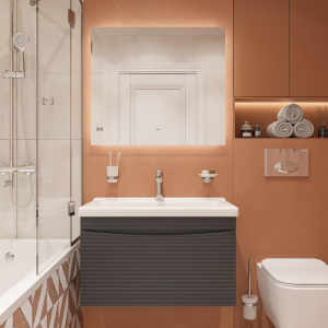 Мебель для ванной STWORKI Хедмарк 80, антрацит