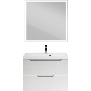 Мебель для ванной BelBagno Vittoria 80 подвесная, bianco lucido,белая глянцевая раковина Мебель для ванной BelBagno Vittoria 80 подвесная, bianco lucido,белая глянцевая раковина