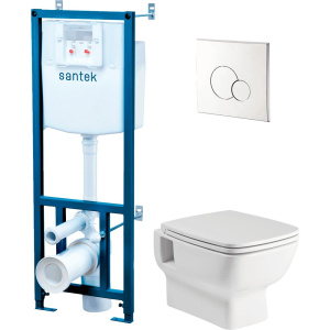 Комплект Santek Нео 1WH501572 кнопка хром