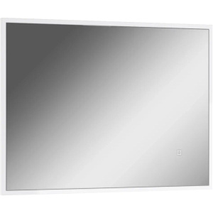 Зеркало Домино Graffo 80, с подсветкой, белое Зеркало Домино Graffo 80, с подсветкой, белое