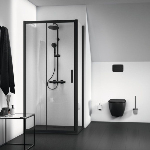 Душевой уголок Ideal Standard Connect 2 120x90, профиль черный шелк Душевой уголок Ideal Standard Connect 2 120x90, профиль черный шелк
