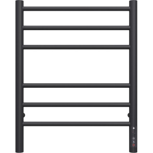 Полотенцесушитель электрический Terminus Аврора П6 450x600, черный муар