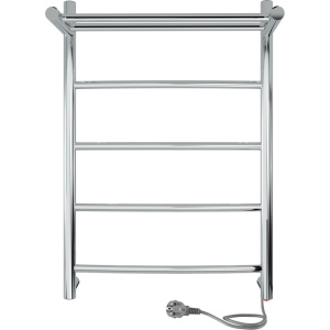 Полотенцесушитель электрический Indigo Arc LCAE60-40PR с полкой, серебристый