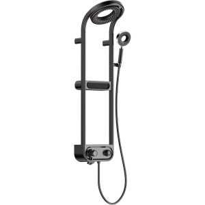 Душевая стойка AQUAme AQM8004B черный