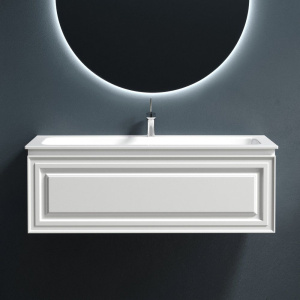 Тумба с раковиной Sancos Very 120 bianco, раковина CN7017